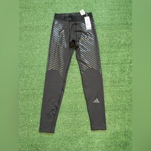 Adidas Techfit Control Rheon Tights Training Black Pants Mens Sz M NEW* HS9812